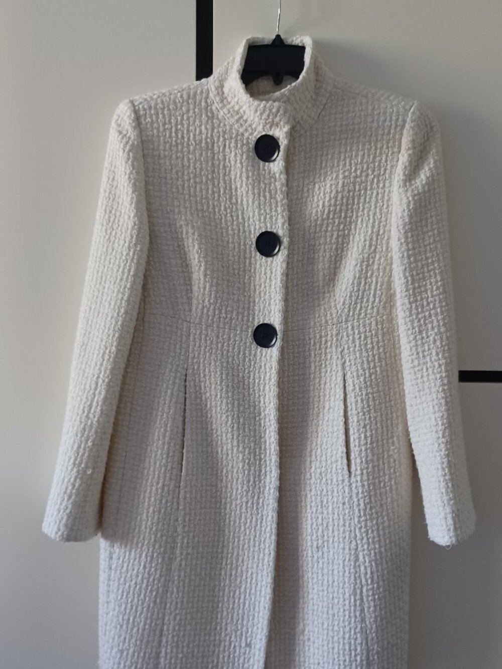 Calvin Klein women's ivory coat, size 10